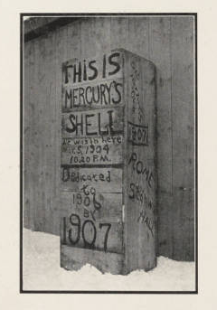 <p>Mercury Shell. </p><p><i>Salmagundi,</i> 1905. Hamilton, NY:</p><p>Colgate University Press, 1904.</p><p>Colgate University Libraries.</p>