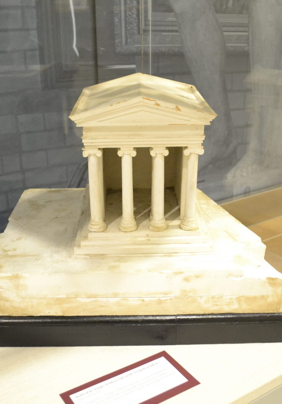 <p>Temple of Athena Nike.</p><p>Student Project of the 1960s.</p><p>Department of the Classics,</p><p>Colgate University.</p><p>Photo by Erica Hiddink '17.</p>